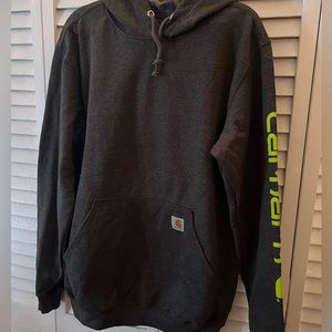 Carhartt Loose-Fit Midweight Logo Long-Sleeve Hoodie for Men